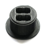2-Way Threaded Panel Mount Housing & Cover for Anderson Powerpole Connector PP15 PP30 PP45